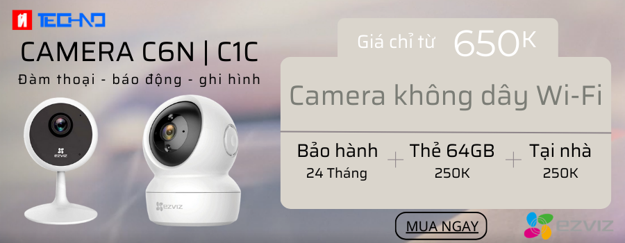 camera wifi không dây c1c và c6n
